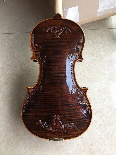 high grade hand carved violin 4/4 3/4 solid wood whole board brown violin professional hand-painted violino with bow accessories
high grade hand carved violin 4/4 3/4 solid wood whole board brown violin professional hand-painted violino with bow accessories