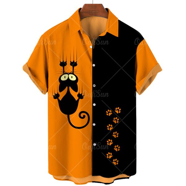 summer hawaiian beach shirts retro 3d cat animal fashion short sleeved oversized men camisa masculina 5xl 220606, White;black
summer hawaiian beach shirts retro 3d cat animal fashion short sleeved oversized men camisa masculina 5xl 220606, White;black