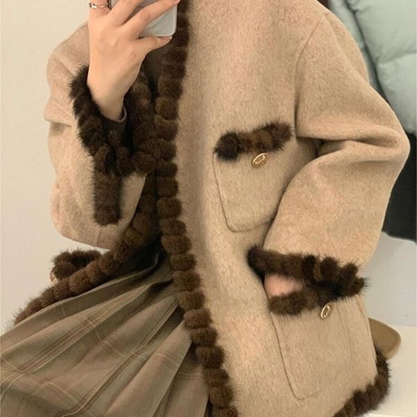 women's knits & tees autumn and winter women's clothes korean loose coat celebrity temperament furry side fried street small fragr, White
women's knits & tees autumn and winter women's clothes korean loose coat celebrity temperament furry side fried street small fragr, White