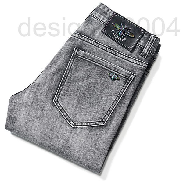 men's jeans designer summer new brand men's wear little bee jeans elastic leisure slim fit smoke gray spring f7f1, Blue
men's jeans designer summer new brand men's wear little bee jeans elastic leisure slim fit smoke gray spring f7f1, Blue