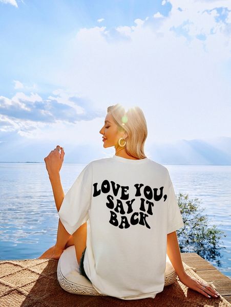 slogan graphic drop shoulder tee c2ni#, White
slogan graphic drop shoulder tee c2ni#, White