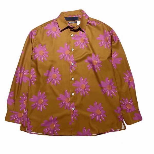 selling casual shirt jacque designer long sleeve t-shirt retro french daisy print shirts loose hip hop street fashion jacket men and women, White;black
selling casual shirt jacque designer long sleeve t-shirt retro french daisy print shirts loose hip hop street fashion jacket men and women, White;black