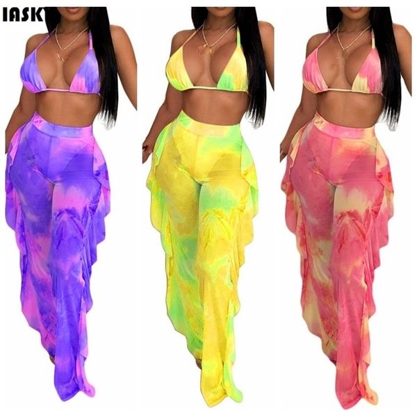 iasky 2pcsset new mesh gradient color beach cover ups women see through ruffles pants swimwear cover up beachwear t200608, Black;white
iasky 2pcsset new mesh gradient color beach cover ups women see through ruffles pants swimwear cover up beachwear t200608, Black;white