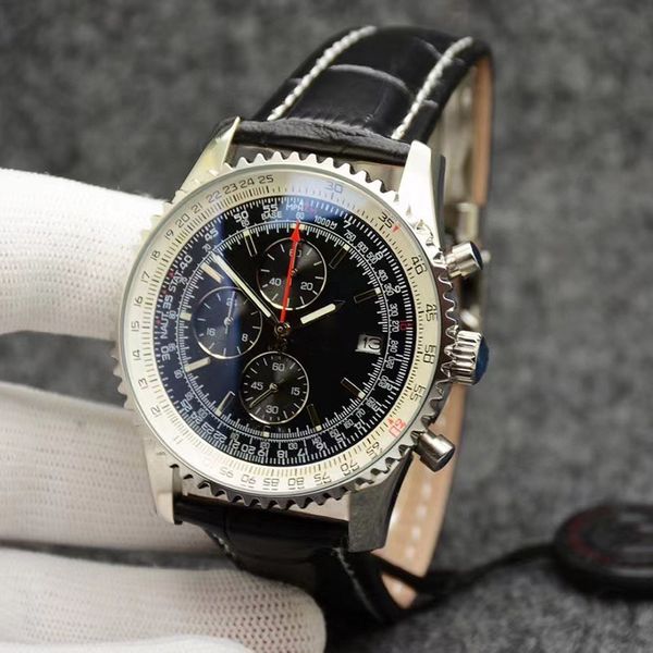 montre de luxe mens watches 44mm stainless steel chronograph wristwatch super luminous watcherproof watch dropshipping, Slivery;brown
montre de luxe mens watches 44mm stainless steel chronograph wristwatch super luminous watcherproof watch dropshipping, Slivery;brown