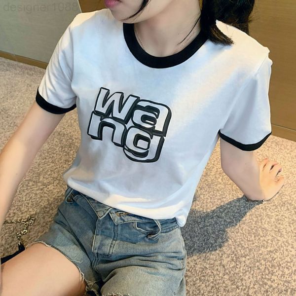 women's t-shirt designer 2022 summer aw cute letter printed net red short sleeved t-shirt women's half pfzs, White
women's t-shirt designer 2022 summer aw cute letter printed net red short sleeved t-shirt women's half pfzs, White