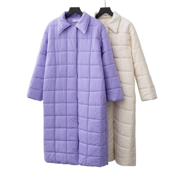 women's down & parkas 2021 autumn winter fashion women plaid puffer coat oversized maxi robe long parka casual outerwear f6to#, Black
women's down & parkas 2021 autumn winter fashion women plaid puffer coat oversized maxi robe long parka casual outerwear f6to#, Black