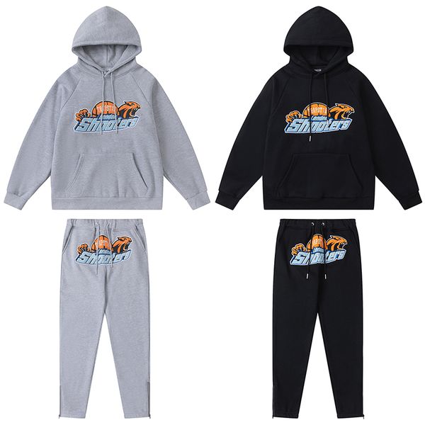 men's tracksuits mens trapstar hoodie hip hop men and women warm fleece embroidered letter sweatshirt sport suit european size, Gray
men's tracksuits mens trapstar hoodie hip hop men and women warm fleece embroidered letter sweatshirt sport suit european size, Gray