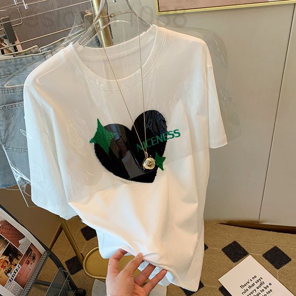 women's t-shirt designer 2022 new short sleeve t-shirt women's loose and versatile bottom shirt ins wrap collar xmfh, White
women's t-shirt designer 2022 new short sleeve t-shirt women's loose and versatile bottom shirt ins wrap collar xmfh, White