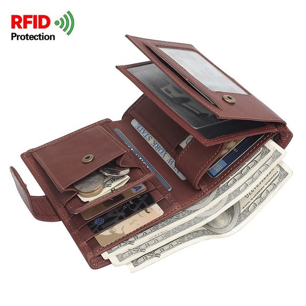 hbp mens wallet leather id credit card holder clutch coin purse luxury rfid wallets genuine leather frosted short style coins pocket, Red;black
hbp mens wallet leather id credit card holder clutch coin purse luxury rfid wallets genuine leather frosted short style coins pocket, Red;black