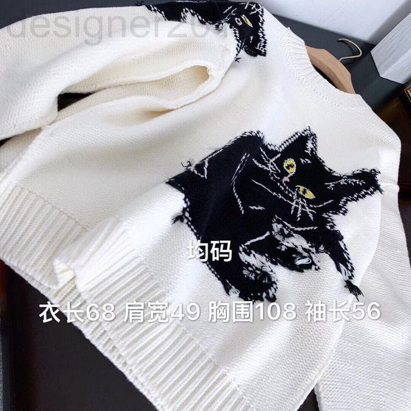 women's sweaters designer g family jacquard cat digital sweater pullover sweater women's early autumn 2021 new t ln0e, White;black
women's sweaters designer g family jacquard cat digital sweater pullover sweater women's early autumn 2021 new t ln0e, White;black