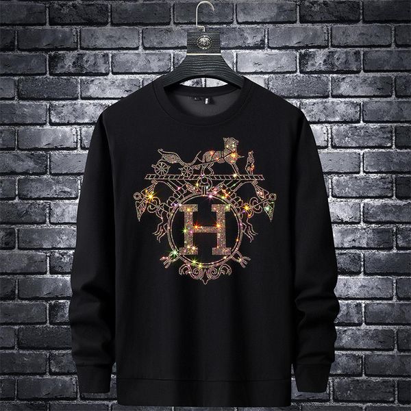 men's hoodies & sweatshirts designer 2021 spring and autumn new fashion trend men's sweater h letter drill long sleeve mercerized, Black
men's hoodies & sweatshirts designer 2021 spring and autumn new fashion trend men's sweater h letter drill long sleeve mercerized, Black