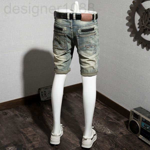 men's jeans designer net red 2021 korean version old 5-point cowboy shorts young men's elastic slim patch pants with holes xt3z, Blue
men's jeans designer net red 2021 korean version old 5-point cowboy shorts young men's elastic slim patch pants with holes xt3z, Blue