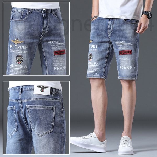men's jeans designer live broadcast with goods 2021 summer fashion brand new embroidered shorts light blue personality straight pants 7
men's jeans designer live broadcast with goods 2021 summer fashion brand new embroidered shorts light blue personality straight pants 7
