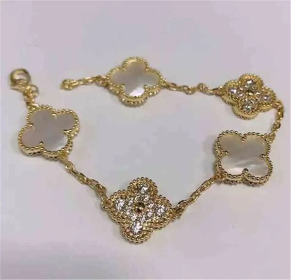 classic fashion 4 leaf clove6r charm bracelets bangle chain 18k gold agate shell mother-of-pearl for women&girls linkd12, Golden;silver
classic fashion 4 leaf clove6r charm bracelets bangle chain 18k gold agate shell mother-of-pearl for women&girls linkd12, Golden;silver