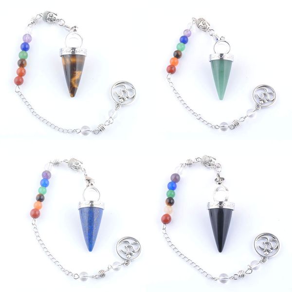 Natural Stone Aventurine Cone Pendant 7 Chakra Chain Reiki Healing Crystal 3D Buddha Pendulums Dowsing Pendule BO903
Natural Stone Aventurine Cone Pendant 7 Chakra Chain Reiki Healing Crystal 3D Buddha Pendulums Dowsing Pendule BO903