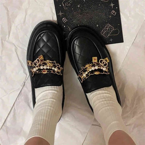 dress shoes early spring and summer women's thick soled leffer shoes lazy single little xiangfeng grandma cyco, Black
dress shoes early spring and summer women's thick soled leffer shoes lazy single little xiangfeng grandma cyco, Black