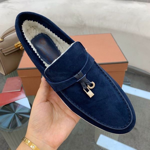 fashion-winter shearling women flat shoes metal decor wool boots warm slip on fur shoes brand simmer walk loafers shoes, Black
fashion-winter shearling women flat shoes metal decor wool boots warm slip on fur shoes brand simmer walk loafers shoes, Black