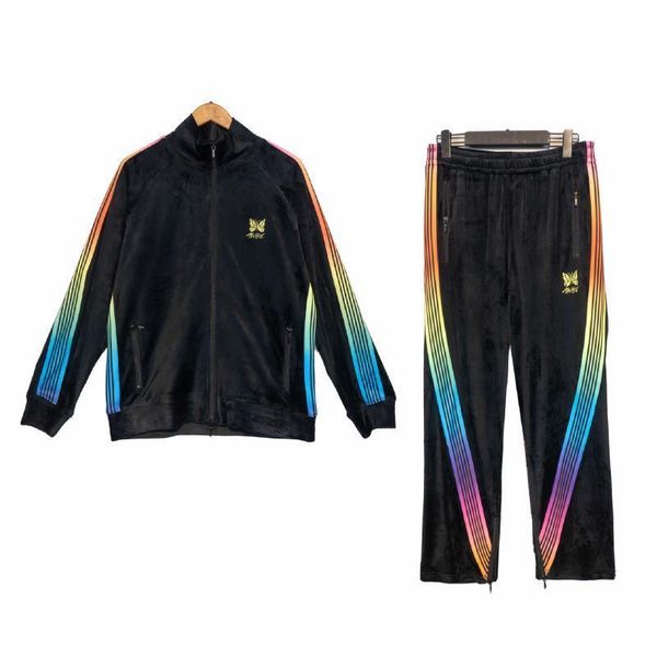 designer men's and women's sports sets turn butterfly embroidery velvet color gradient ribbon pants sets leisure sports two-piece, Gray
designer men's and women's sports sets turn butterfly embroidery velvet color gradient ribbon pants sets leisure sports two-piece, Gray