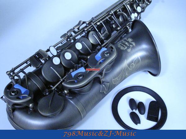 eb alto saxophone matte antique surface high f# with-white pearl buttons lorico accessory
eb alto saxophone matte antique surface high f# with-white pearl buttons lorico accessory