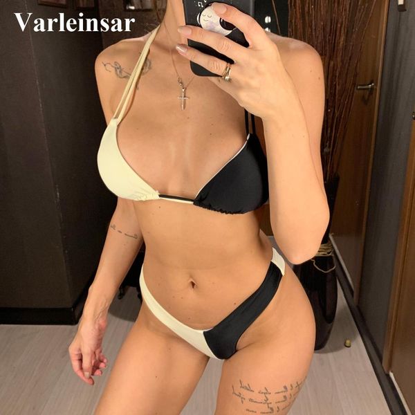 new high leg cut bikini women swimwear female swimsuit two-pieces bikini set splicing bather bathing suit swim wear v1630, White;black
new high leg cut bikini women swimwear female swimsuit two-pieces bikini set splicing bather bathing suit swim wear v1630, White;black