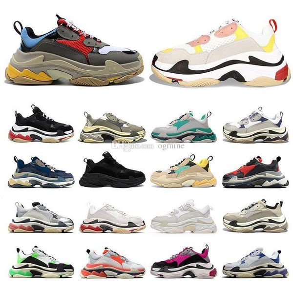 2021 triple s fashion dad shoes tripler oversized sneakers platform sole retro scarpe womens mens zapatillas sneaker 36 -45 tim #, Black
2021 triple s fashion dad shoes tripler oversized sneakers platform sole retro scarpe womens mens zapatillas sneaker 36 -45 tim #, Black