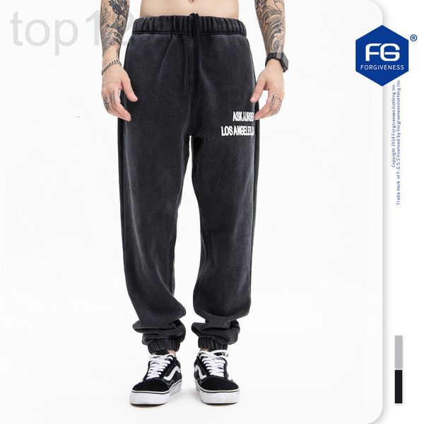 men's pants designer fg men's autumn and winter new black washed letter foam printing leisure loose plush sports pants set 1s7m
men's pants designer fg men's autumn and winter new black washed letter foam printing leisure loose plush sports pants set 1s7m