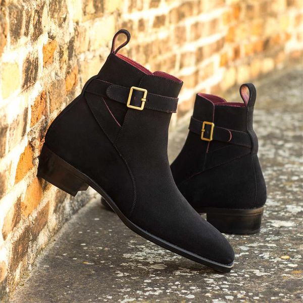 new martin boots men shoes faux suede solid color fashion classic business casual street daily buckle british ankle boots cp066, Black
new martin boots men shoes faux suede solid color fashion classic business casual street daily buckle british ankle boots cp066, Black
