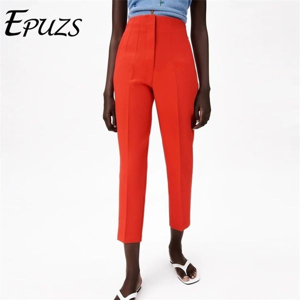 za women pants elegant blue black office pencil casual high waist fenale long trousers 220325, Black;white
za women pants elegant blue black office pencil casual high waist fenale long trousers 220325, Black;white