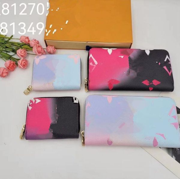 classic gradient women zipper wallet luxury designer colorful large letters multi-card slots credit card holder large capacity storage walle, Red;black
classic gradient women zipper wallet luxury designer colorful large letters multi-card slots credit card holder large capacity storage walle, Red;black