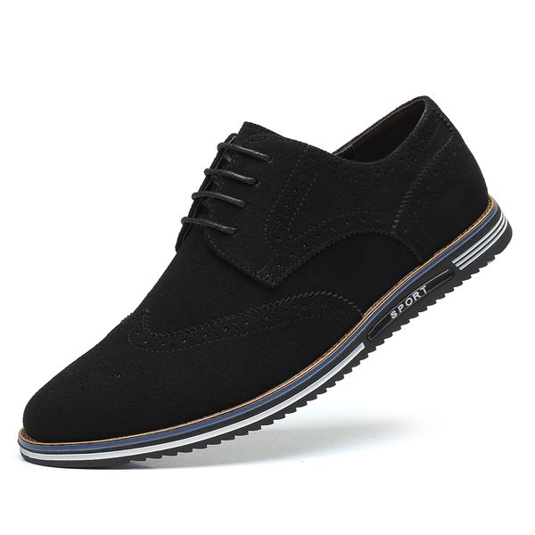 classic brogues shoes for men frosted suede leather shoes winter casual man footwear male sneakers undefined men shoes plus size, Black;brown
classic brogues shoes for men frosted suede leather shoes winter casual man footwear male sneakers undefined men shoes plus size, Black;brown