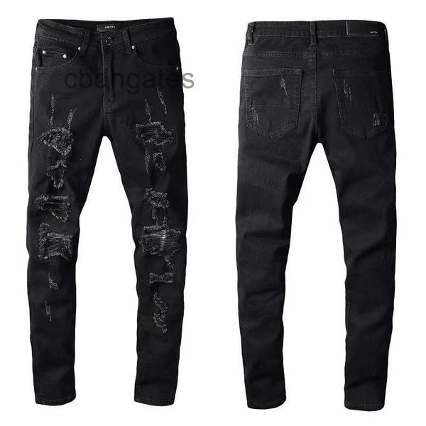jeans amirs jean mens designer black men's scraped hole patch pants elastic slim leggings, Blue
jeans amirs jean mens designer black men's scraped hole patch pants elastic slim leggings, Blue