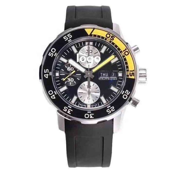 super sports waterproof diving watch 44mm eta 7750 chronograph movement iw3767 series, Slivery;brown
super sports waterproof diving watch 44mm eta 7750 chronograph movement iw3767 series, Slivery;brown