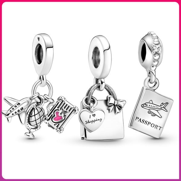 925 silver charm airplane charm heart pink bead charm bead fit pandora bracelet jewelry, Black
925 silver charm airplane charm heart pink bead charm bead fit pandora bracelet jewelry, Black