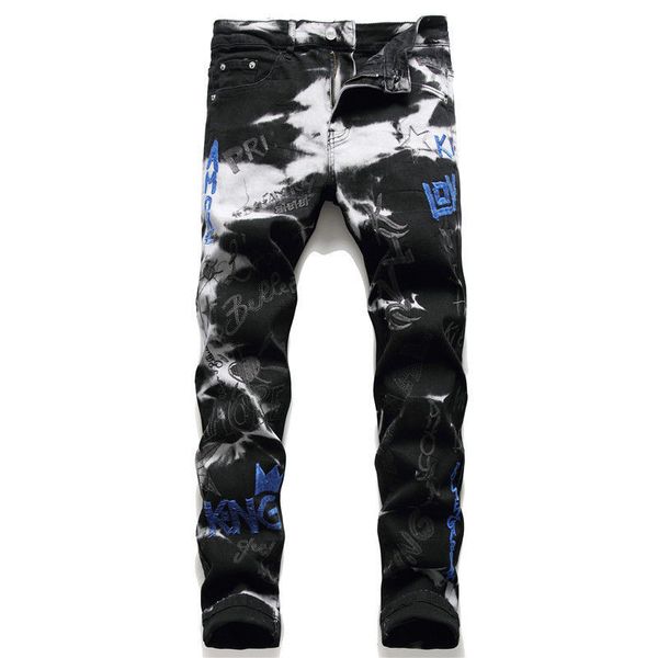 jeans for men designer mens jeans fasion street brand retro torn fold stitching motorcycle riding slim fit washed motocycle denim pants blac, Blue
jeans for men designer mens jeans fasion street brand retro torn fold stitching motorcycle riding slim fit washed motocycle denim pants blac, Blue