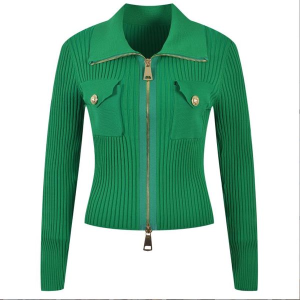 716 2022 milan runway spring summer brand same style sweater long sleeve lapel neck white black cardigan striped womens yl
716 2022 milan runway spring summer brand same style sweater long sleeve lapel neck white black cardigan striped womens yl