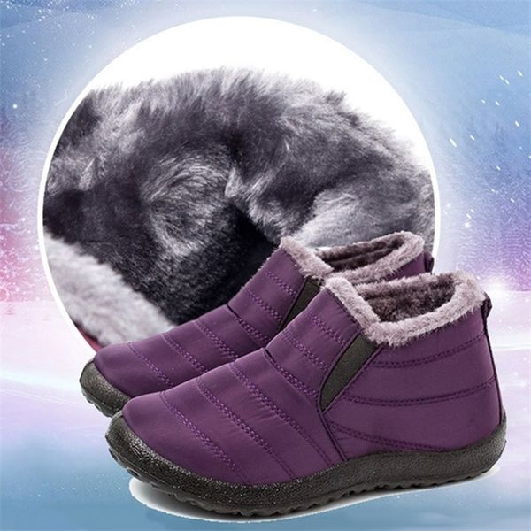 boots women shoes warm plush fur ankle boots winter female slip on flat ladies shoes waterproof footwear zapatos de mujer 201027, Black
boots women shoes warm plush fur ankle boots winter female slip on flat ladies shoes waterproof footwear zapatos de mujer 201027, Black