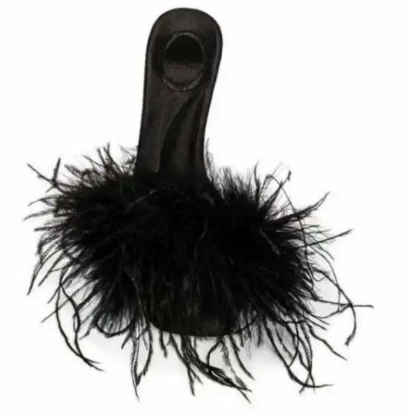 european silk versatile women's feather versatile slippers heel height 5.5cm massage comfortable foot pad wedge gasket large size 35-43, Black
european silk versatile women's feather versatile slippers heel height 5.5cm massage comfortable foot pad wedge gasket large size 35-43, Black