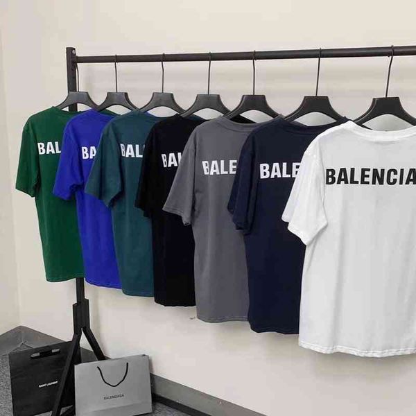 designer balencaigashirt summer new paris front and back letters high-grade cotton short sleeved male and female students loose fashion casu, White;black
designer balencaigashirt summer new paris front and back letters high-grade cotton short sleeved male and female students loose fashion casu, White;black