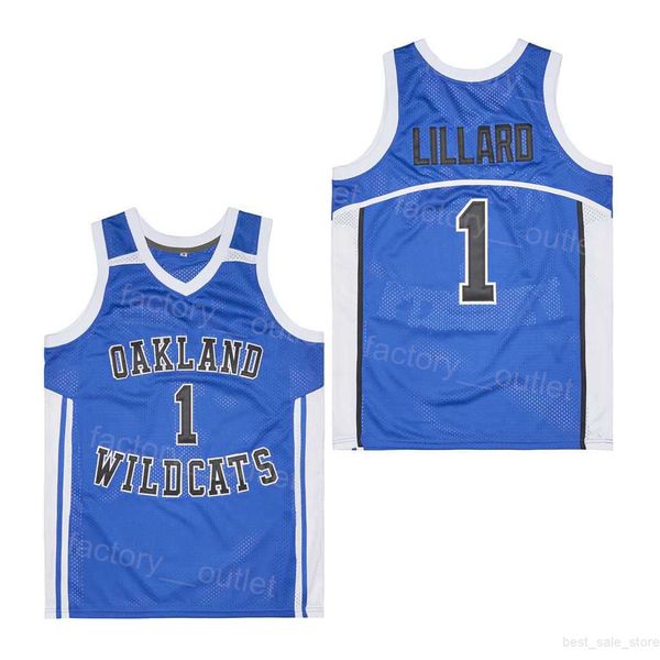 movie basketball wildcats damian lillard high school jersey 1 team color blue hiphop college breathable embroidery and sewing vintage univer, Black
movie basketball wildcats damian lillard high school jersey 1 team color blue hiphop college breathable embroidery and sewing vintage univer, Black