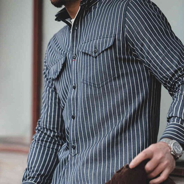 men's tracksuits madden work clothes american striped shirt woven fabric with long sleeved coat men's 4wf7, Gray
men's tracksuits madden work clothes american striped shirt woven fabric with long sleeved coat men's 4wf7, Gray
