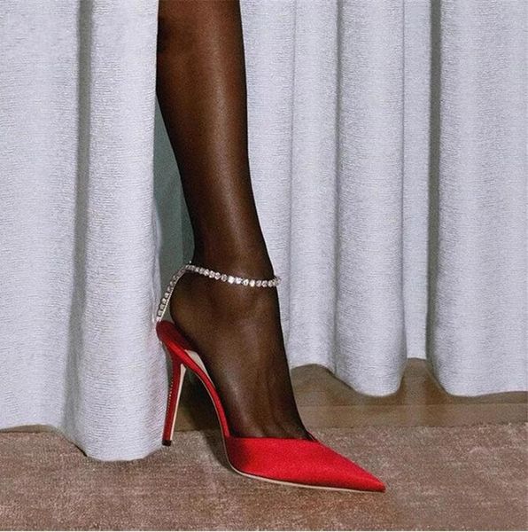 rhinestone chains sandals women shoes elegant thin high heel evening party lady pumps summer gladiators, Black
rhinestone chains sandals women shoes elegant thin high heel evening party lady pumps summer gladiators, Black