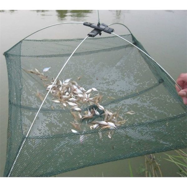 portable 6060cm folding fishing net nylon network shrimp fish net casting net fishing cage outdoor fishnet 220623
portable 6060cm folding fishing net nylon network shrimp fish net casting net fishing cage outdoor fishnet 220623