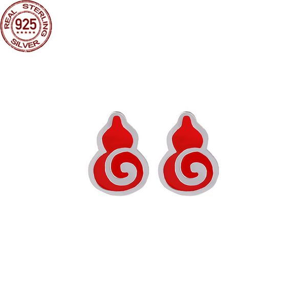 new gourd earrings charms women's s 925 sterling silver red drop rubber 2021 trend chinese style jewelry fashion accessories, Golden
new gourd earrings charms women's s 925 sterling silver red drop rubber 2021 trend chinese style jewelry fashion accessories, Golden