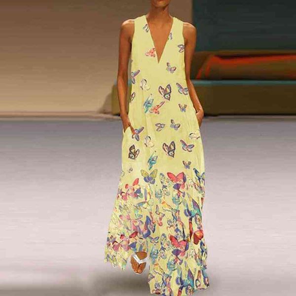 casual dresses 2022 spring / summer women's butterfly printed bohemian beach skirt v-neck sleeveless long large igag, Black;gray
casual dresses 2022 spring / summer women's butterfly printed bohemian beach skirt v-neck sleeveless long large igag, Black;gray