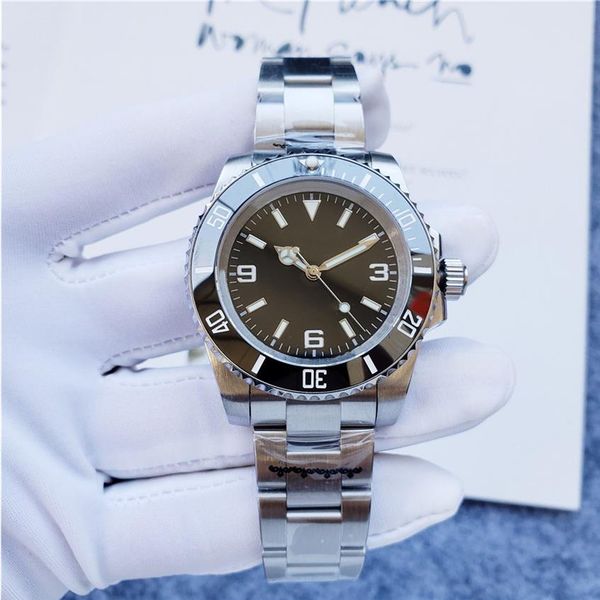 men's luxury mechanical watch waterproof design 316l boutique steel watchband designer watches aaa watch who225p, Slivery;brown
men's luxury mechanical watch waterproof design 316l boutique steel watchband designer watches aaa watch who225p, Slivery;brown