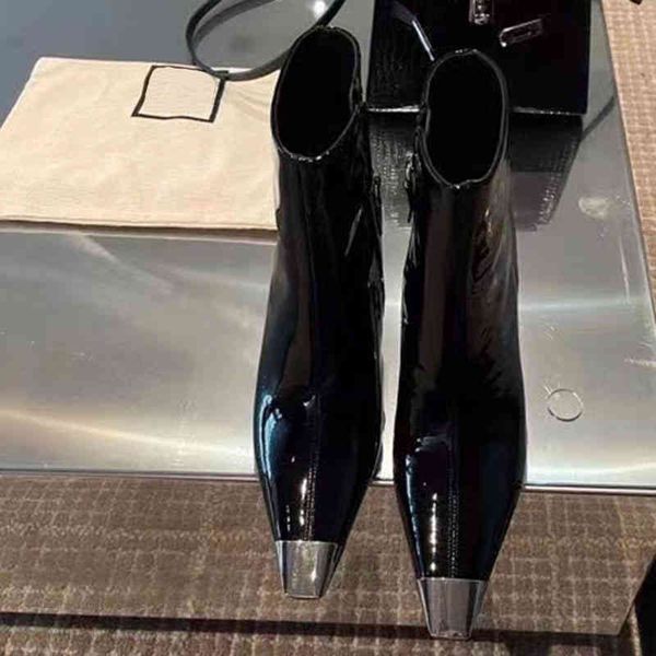 boots autumn and winter fine heel single boots net red thin square head temperament high children's patent leather, Black
boots autumn and winter fine heel single boots net red thin square head temperament high children's patent leather, Black