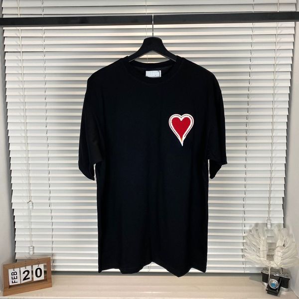 selling trendy brand a22mi men's t shirt love embroidery cotton men and women couples with loose round neck short sleeves, White;black
selling trendy brand a22mi men's t shirt love embroidery cotton men and women couples with loose round neck short sleeves, White;black