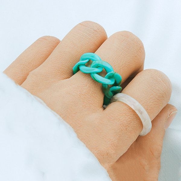korean 2 pcs/set band rings individual retro color resin acrylic geometric ins style personality chain-rings for women party jewelry ring je, Silver
korean 2 pcs/set band rings individual retro color resin acrylic geometric ins style personality chain-rings for women party jewelry ring je, Silver