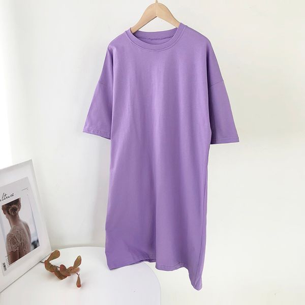 summer casual loose solid cotton t shirt dress women o neck oversize mini dresses batwing short sleeve basic robe vestidos 220518, Black;gray
summer casual loose solid cotton t shirt dress women o neck oversize mini dresses batwing short sleeve basic robe vestidos 220518, Black;gray