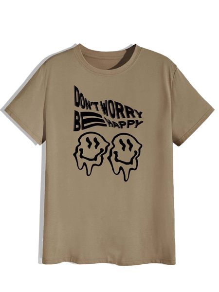 romwe guys cartoon slogan graphic tee 76wd#, White;black 
romwe guys cartoon slogan graphic tee 76wd#, White;black
